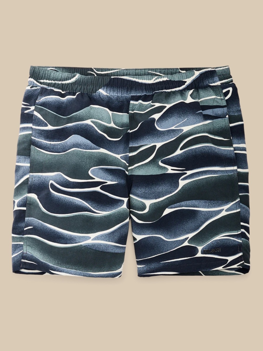 FILSON Cooper Lake Swim Trunks in River Smoke sz M